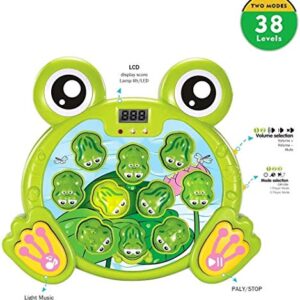 Play22 Whack A Frog Game - Interactive Whack A Frog Game for Toddler, Learning, Active, Early Developmental Toy, Fun Gift Boys and Girls, 2 Hammers Included - Original