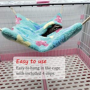 Oncpcare Envelope Shape Small Pet Hanging Nap Sack Sleep Bag Bed, Sugar Glider Cage Hammock, Guinea Pig Cage Accessories Bedding for Critter