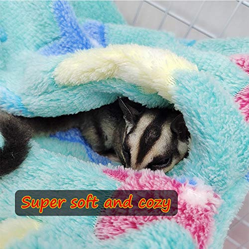 Oncpcare Envelope Shape Small Pet Hanging Nap Sack Sleep Bag Bed, Sugar Glider Cage Hammock, Guinea Pig Cage Accessories Bedding for Critter