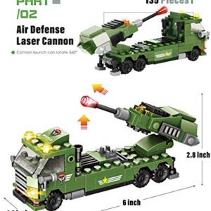 1162 Pieces Army Military Base Building Blocks Set, Army Combat Force Bricks Toy with Army Vehicle & Airplane, with Blocks Storage Box, Pretend War & Action Roleplay Toy Gift for Kids Boys Girls 6-12