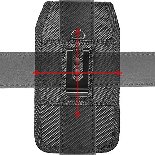 LUXMO Rugged Heavy Duty Cell Phone Carrying Holder Belt Clip Holster Case Pouch for Google Pixel 7, Pixel 7 Pro, Pixel 6, Pixel 6 Pro, Nokia G400, G100, OnePlus Nord N20 5G, N200 5G, OnePlus 10 Pro