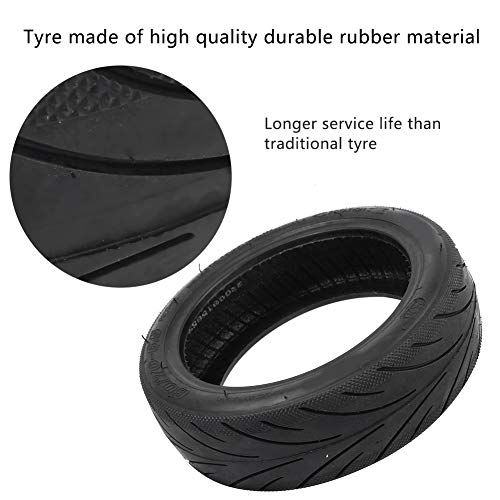 Keenso Electric Scooter Tires, Electric Scooter Outer Tire Solid Rubber Electric Scooter Vacuum Outer Tire Replacement for Scooter Max‑G30