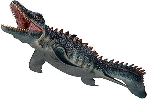 Gemini& Genius Dinosaur Toys Mosasaurus with Movable Jaw Large Sea Monster Dinosaur Ocean Shark Figure Toys Collection or Gift for Kids