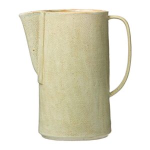 creative co-op celadon stoneware pitcher
