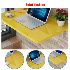 Wall Mounted Floating Folding Drop Leaf Table, Home Office Table Desk Workstation Computer Desk, Perfect Addition to Home Office/Laundry/Home Bar/Kitchen Dining Room