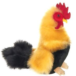 bearington roy plush rooster stuffed animal, 9.5 inches
