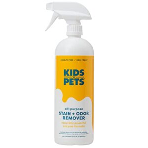 kids 'n' pets - instant all-purpose stain & odor remover – 27 fl oz - permanently eliminates tough stains & odors – even urine odors - no harsh chemicals, non-toxic & child safe, multi-color