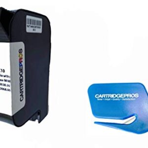 Cartridge Pros Brand PMIC10 Ink Cartridge Compatible with FP PostBase Mini Postage Machine. Includes Cartridge Pros Brand Letter Opener for The Office