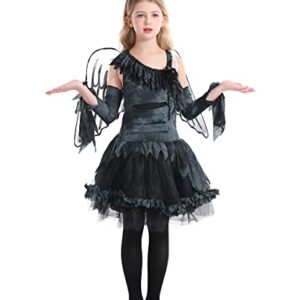 Seasons Girls Fallen Angel Costume For Tween(10-12)