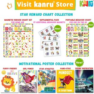 kanru Star Reward Chart Supplemental Pack – 27 Responsibility Magnets