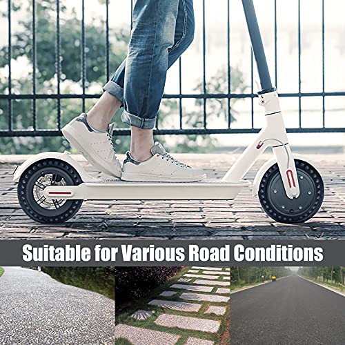 Cooryda Solid Tire for Xiaomi m365 Electric Scooter Mijia Mi m365 pro/gotrax gxl V2/gotrax XR, 8.5 inches Electric Scooter Wheels 8 1/2'' Front or Rear Replacement Honeycomb Solid Tires(2 Piece)