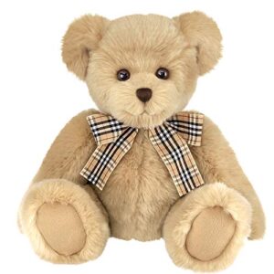 bearington hudson plush teddy bear stuffed animal, 16 inch