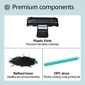 GREENCYCLE 2 Pack ML2010 ML-2010 Black Toner Cartridge Replacement Compatible for Samsung ML-1610 ML-1610R ML-1615 ML-2010 ML-2010D3 ML-2571N Printer