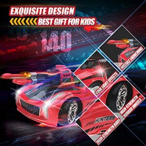 Pearlzus Voice RC Cars for Boys Age 8-12, Remote Control Car Toys Great Birthday Gift for Kids 6-12 Boys Girls, Hobby RC Cars with Gorgeous Light & Sound, 7 Year Old Boy Toys (RED)