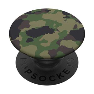 camouflage green camo military army popsockets swappable popgrip