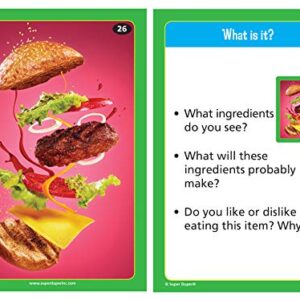 Super Duper Publications | Photo Understanding Inferences and More! Super Fun Deck | Critical Thinking Flash Cards | Great for Autistic Children | Ask Literal, Inferential, or Expansion Questions