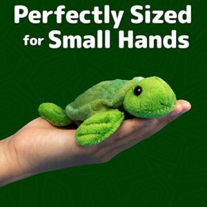 PREXTEX Plush Turtle Toys Stuffed Animal w/ 3 Turtle Baby Stuffed Animals - Big Turtle Zippers 3 Little Plush Baby Turtles - Turtle Plush Toys for Kids 3-5 - Turtle Toy - Great Gift for Turtle Lovers