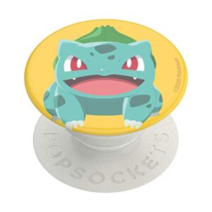 popsockets: popgrip with swappable top for phones and tablets - bulbasaur knocked (gloss)