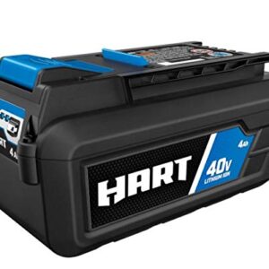 Hart 40-Volt Cordless Turbo Fan Blower, 280 CFM 120 MPH (Includes Battery and Charger)