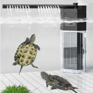 LONDAFISH Quiet Multi-Function Built-in Fish Tank Aquarium 3-Stage Filter with Water Pump