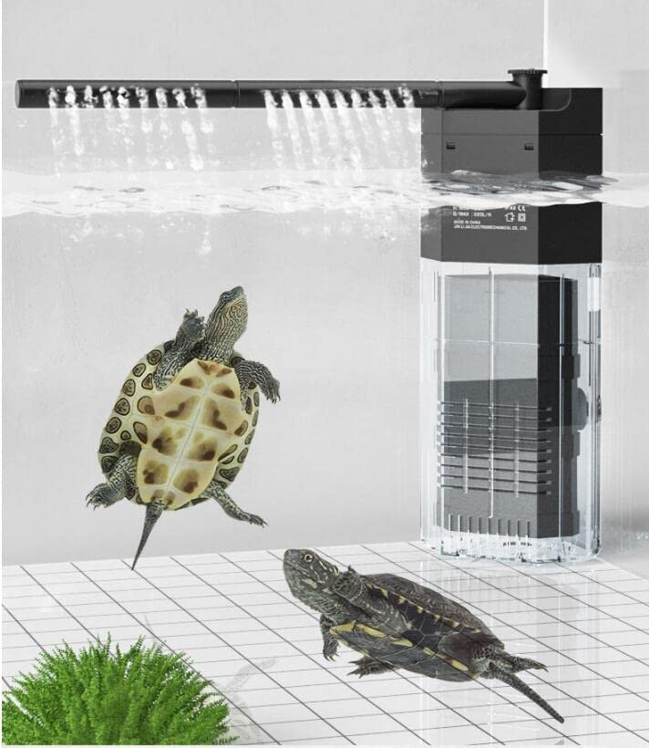 LONDAFISH Quiet Multi-Function Built-in Fish Tank Aquarium 3-Stage Filter with Water Pump