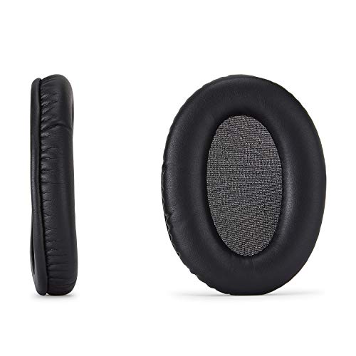 Premium replacement Cloud Flight earpads and Cloud Flight headband pad cushion Compatible with HyperX Cloud Flight wireless headset (Black) Protein Leather | Soft High-Density Foam | Easy Installation