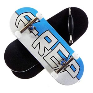 p-rep large logo - solid performance complete wooden fingerboard (chromite, 34mm x 97mm)