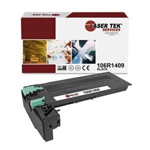 laser tek services compatible toner cartridge replacement for xerox 4250 106r1409 works with xerox 4250 4260 printers (black, 1 pack) - 25,000 pages