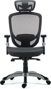 myofficeinnovations 24328579 mesh computer and desk task chair, charcoal