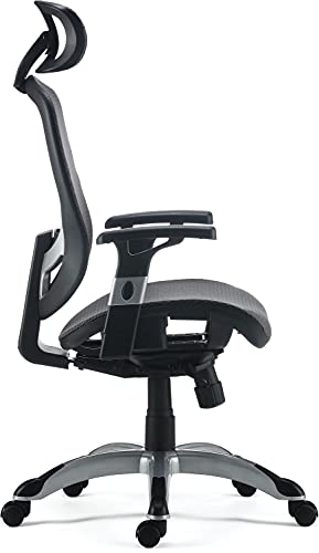 MyOfficeInnovations 24328579 Mesh Computer and Desk Task Chair, Charcoal