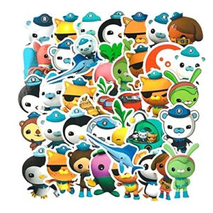2 pack 80pcs octonauts not repeating kids toys stickers movie barnacles peso pvc waterproof bubble sticker children room party supplies