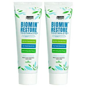 dr. collins biomin tooth sensitivity toothpaste (2 count)