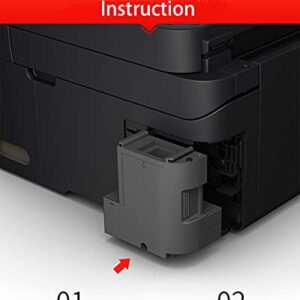 F-ink Remanufactured T04D1 Ink Maintenance Box Compatible with EcoTank ET-2760 ET-3700 ET-3710 ET-4760 ET-3760 ET-4760 ST-M1000 ST-M3000 ST-4000 ST-3000 ET-3750 ET-4750 XP-5100 WF-2860 Printers