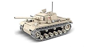 general jim's army toys - world war 2 tank building kit - world war 2 german army panzer iii battle tank - military model brick building toy set comes with weapons