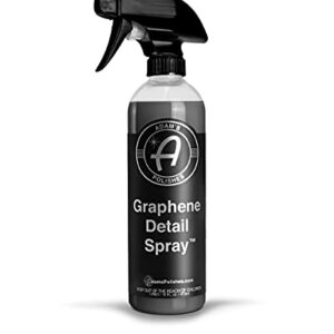 Adam’s Graphene Detail Spray (16 oz) - Extend Protection of Waxes, Sealants, Coatings | Quick, Waterless Detailer Spray for Car Detailing | Clay Bar, Drying Aid, Add Shine Ceramic Graphene Protection