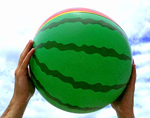 2pc Watermelon Beach Ball 20" Inflatable Ball Vacation Pool Party Beach Fun Games Adult Kids