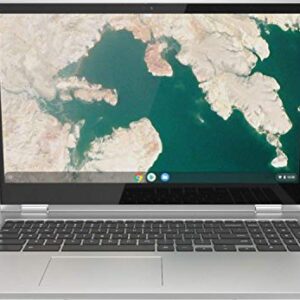 Lenovo C340 Chromebook 2-in-1 Laptop, 15.6" Full HD Touchscreen, Intel Core i3-8130U Processor, 4GB RAM, 64GB eMMC SSD, Wi-Fi, Bluetooth, Webcam, Online Class, Chrome OS, Gray