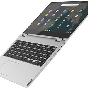 Lenovo C340 Chromebook 2-in-1 Laptop, 15.6" Full HD Touchscreen, Intel Core i3-8130U Processor, 4GB RAM, 64GB eMMC SSD, Wi-Fi, Bluetooth, Webcam, Online Class, Chrome OS, Gray