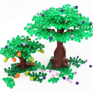 tree building sets block toys garden park trees and plants flowers classic botanical accessories bricks for kids tight fit with major brands
