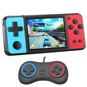 Great Boy Handheld Game Console for Kids Aldults Preloaded 270 Classic Retro Games with 3.0'' Color Display and Gamepad Rechargeable Arcade Gaming Player (Black)