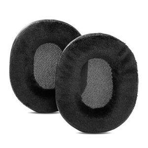 upgraded ear pads ear cushion compatible with sony mdr-7506 mdr-v6 mdr-cd900st ath-m50x m40x m30x wireless headphone memory foam (hybrid velour)