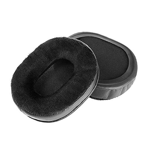 Upgraded Ear Pads Ear Cushion Compatible with Sony MDR-7506 MDR-V6 MDR-CD900ST ATH-M50X M40X M30x Wireless Headphone Memory Foam (Hybrid Velour)