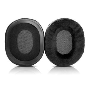 Upgraded Ear Pads Ear Cushion Compatible with Sony MDR-7506 MDR-V6 MDR-CD900ST ATH-M50X M40X M30x Wireless Headphone Memory Foam (Hybrid Velour)