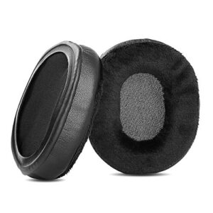 Upgraded Ear Pads Ear Cushion Compatible with Sony MDR-7506 MDR-V6 MDR-CD900ST ATH-M50X M40X M30x Wireless Headphone Memory Foam (Hybrid Velour)