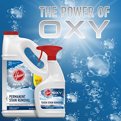 Hoover Oxy Deep Cleaning Carpet Shampoo, Concentrated Machine Cleaner Solution, 116oz Formula, AH30936, White
