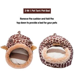 Orangdogo Guinea Pig Bed Accessories Cage Toys Warm Small Animal Pet Bed House for Hedgehog Chinchilla Rabbit Hamster Rat Chinchillas Habitat