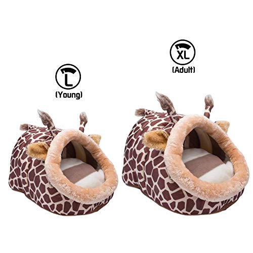 Orangdogo Guinea Pig Bed Accessories Cage Toys Warm Small Animal Pet Bed House for Hedgehog Chinchilla Rabbit Hamster Rat Chinchillas Habitat