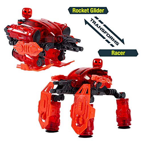 Zing Klikbot Megabots – Pack of Three – Green, Blue and Red - Toy Figures with Unique Accessories – for Kids 8 Plus