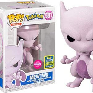 Funko Pop! Games #581 Pokemon Flocked Mewtwo (2020 Summer Convention Exclusive)