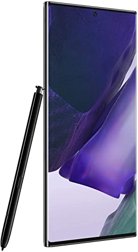 Samsung Electronics Galaxy Note 20 Ultra 5G N986U Android Cell Phone, US Version, 128GB of Storage, Mobile Gaming Smartphone, Long-Lasting Battery - AT&T Locked - (Renewed) (Mystic Black)